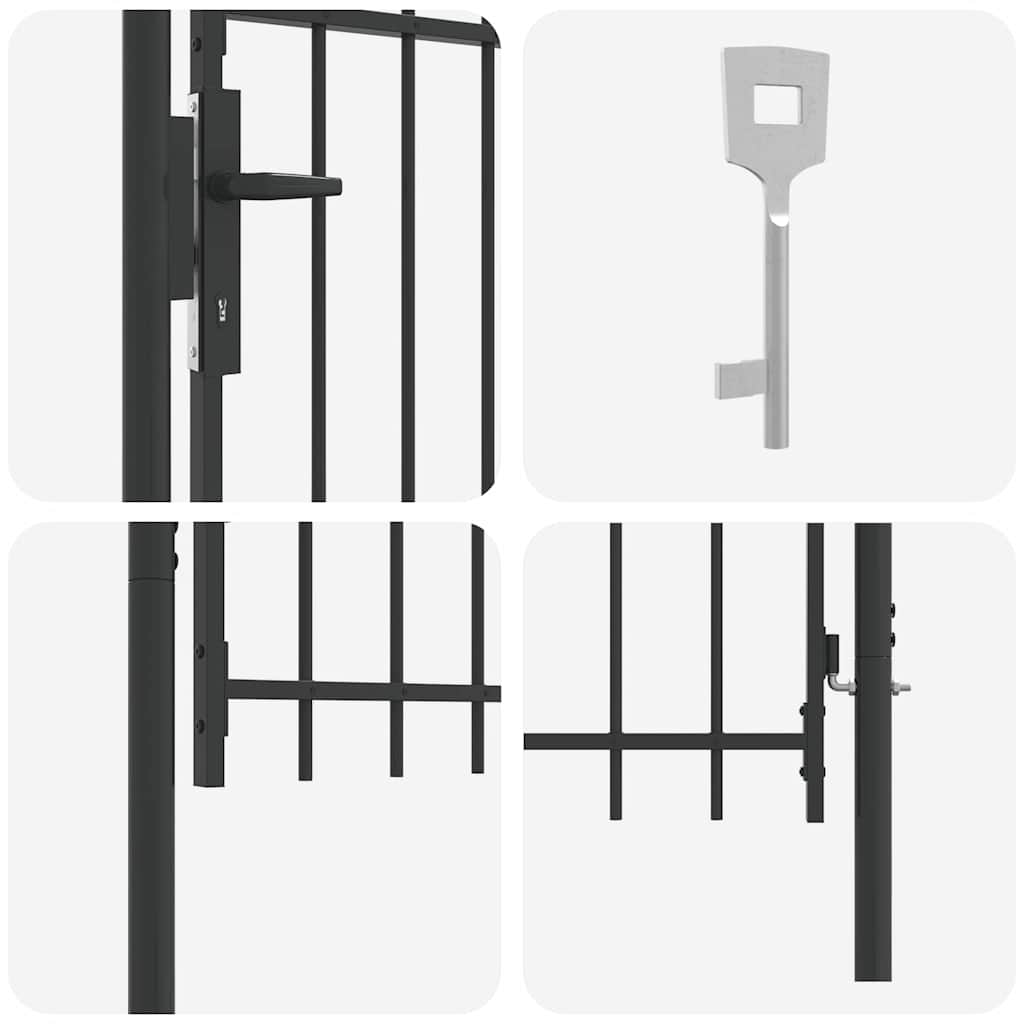 Cancello per recinzione Grigio 100 x 100 cm 42008879