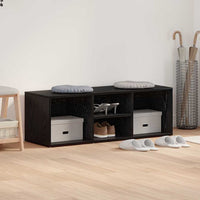 Párnázott tárolópad Rovere nero 102 x 35 x 35 cm 875071