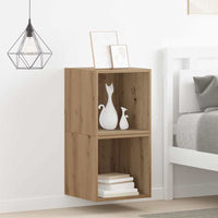 Armadi a muro  - 2 Pezzi in Rovere Artigianale, 37 x 37 x 37 cm in Legno ingegnerizzato 875075