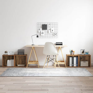 Set mobile TV 4 pz-Set di 4 Credenza per TV Legno vecchio 37 x 35 x 37,5 cm