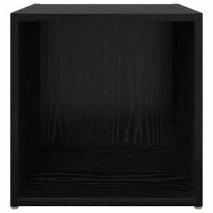 Set mobile TV 4 pz-Set di 4 Credenza per TV Nero 37 x 35 x 37,5 cm Legno multistrato