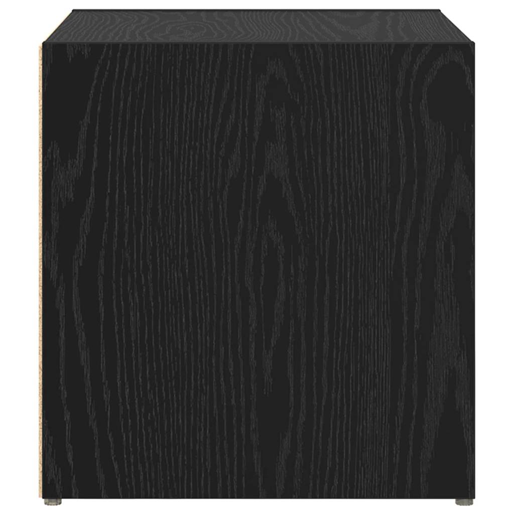 Set mobile TV 4 pz-Set di 4 Credenza per TV Nero 37 x 35 x 37,5 cm Legno multistrato