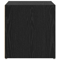 Set mobile TV 4 pz-Set di 4 Credenza per TV Nero 37 x 35 x 37,5 cm Legno multistrato