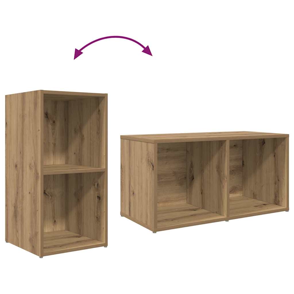 Set mobile TV-Credenza per TV Marrone 72 x 35 x 37 cm Legno multistrato 352303