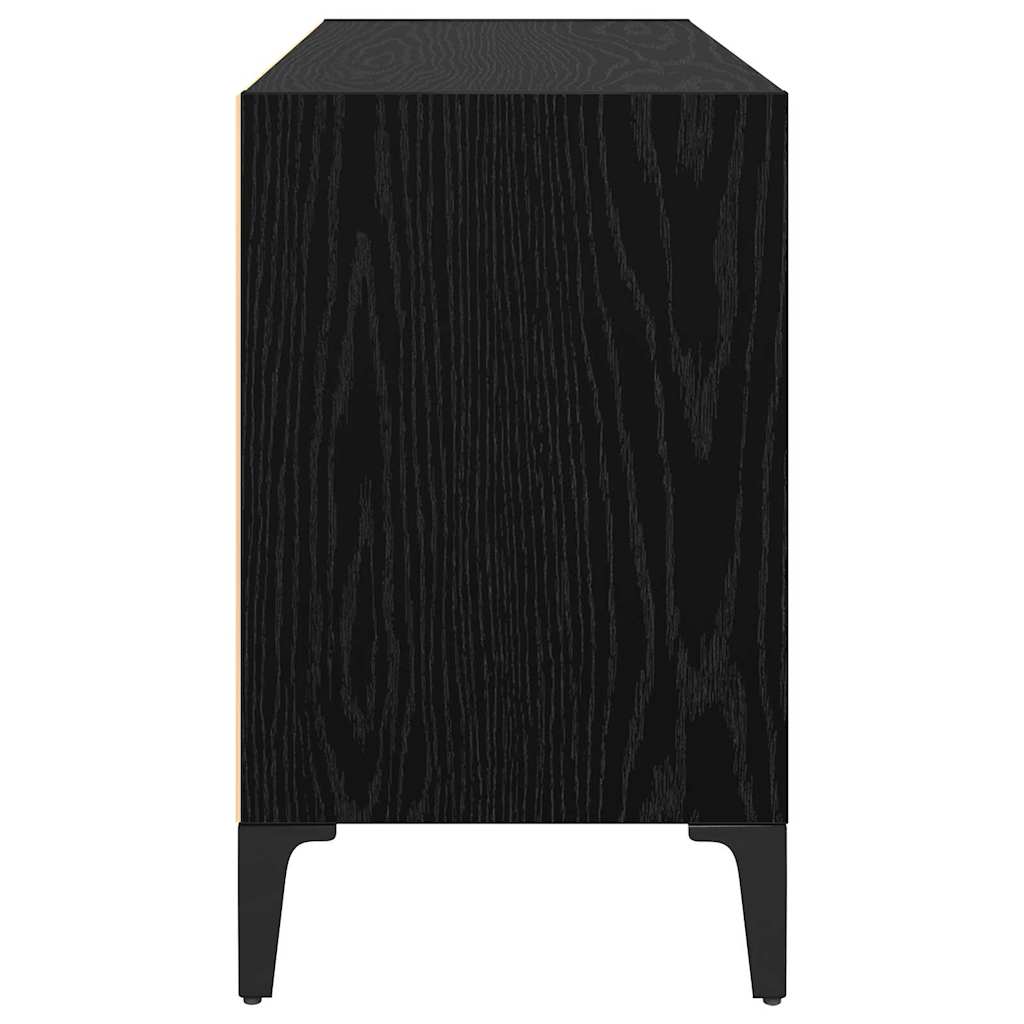 Set mobile TV-Credenza per TV Nero 69,5 x 30 x 50 cm Legno multistrato 789344