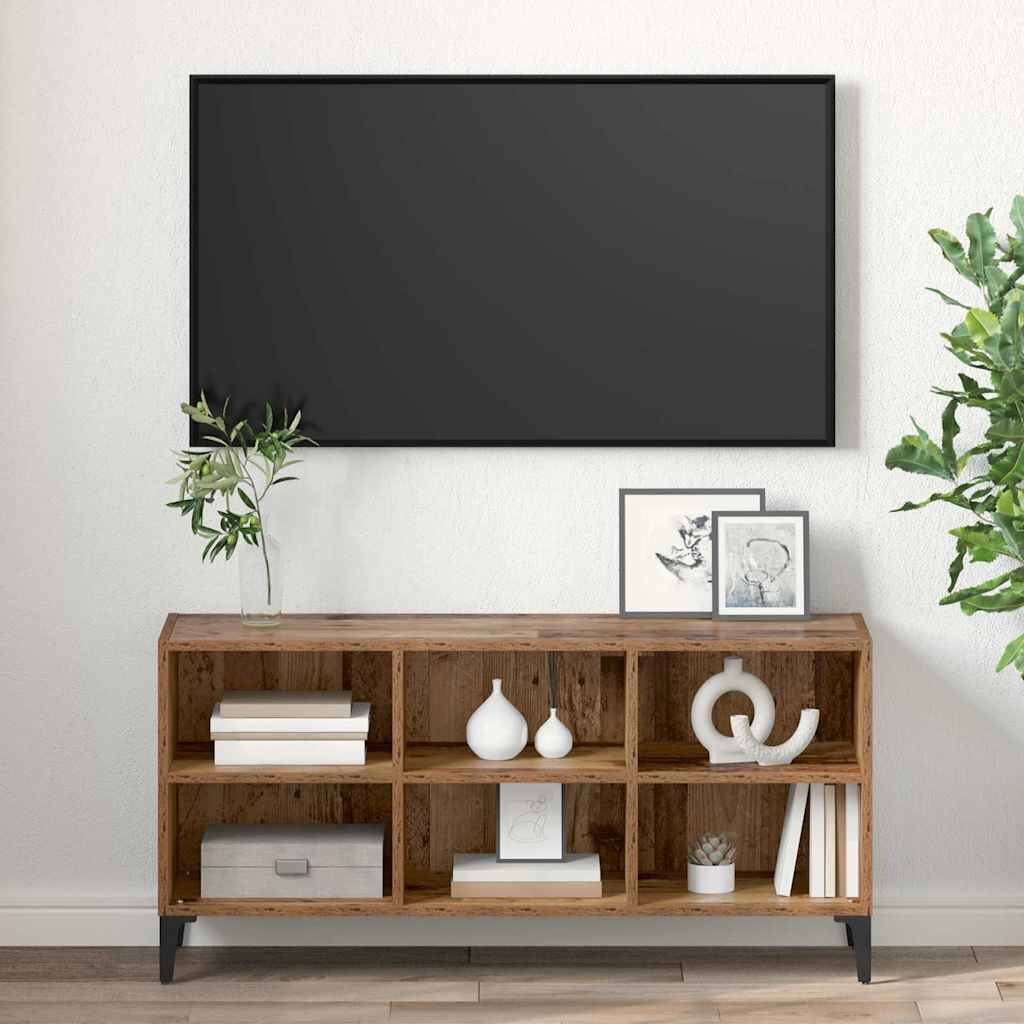 vidaXL Mobile TV Marrone 69.5 x 30 x 50 cm Legno multistrato