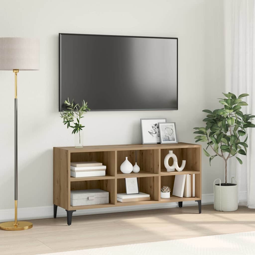 Set mobile TV-Credenza per TV Marrone 69,5 x 30 x 50 cm Legno multistrato 655560