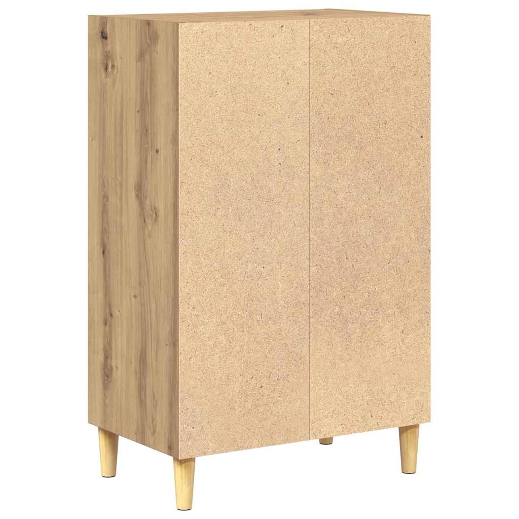 vidaXL Credenza rovere artigianale 57 x 35 x 89.5 cm Legno multistrato