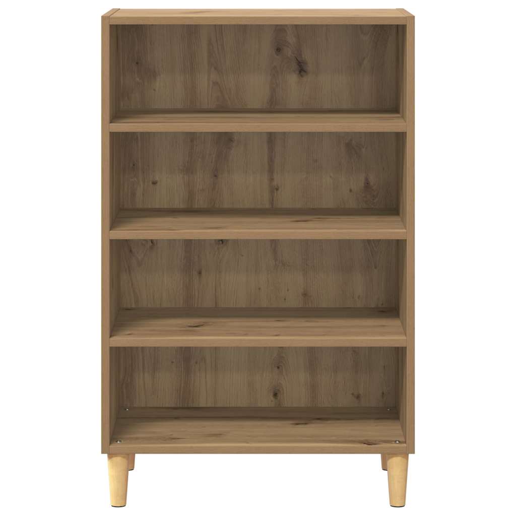 vidaXL Credenza rovere artigianale 57 x 35 x 89.5 cm Legno multistrato