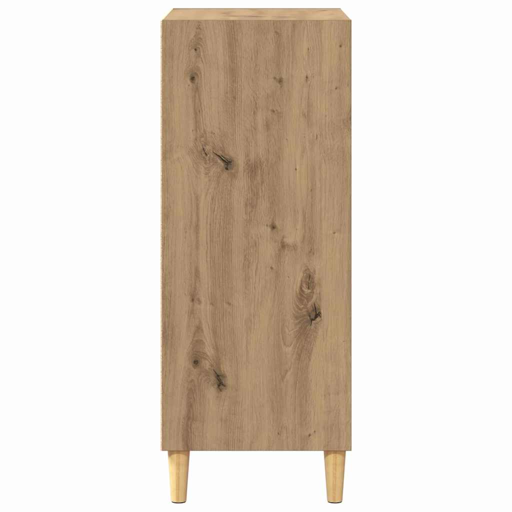 vidaXL Credenza rovere artigianale 57 x 35 x 89.5 cm Legno multistrato
