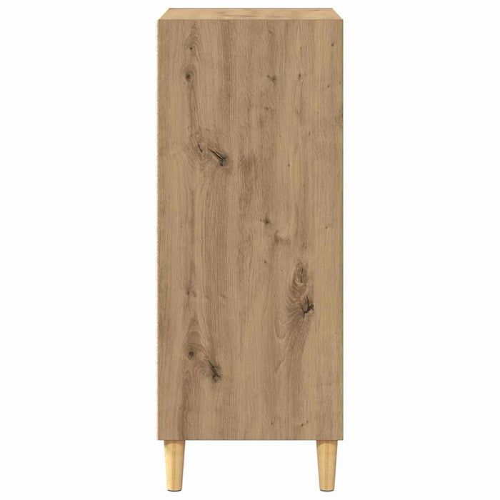 vidaXL Credenza rovere artigianale 57 x 35 x 89.5 cm Legno multistrato