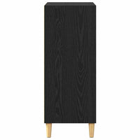 vidaXL Credenza Rovere nero 57 x 35 x 89.5 cm Legno multistrato