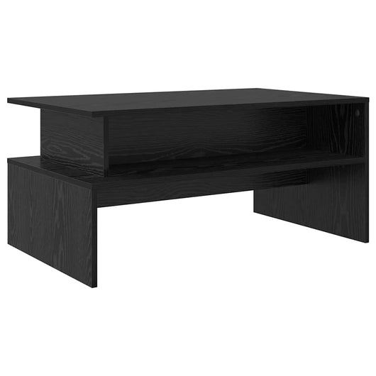 Tavolino da salotto Rovere nero 90 x 55 x 42.5 cm 875157