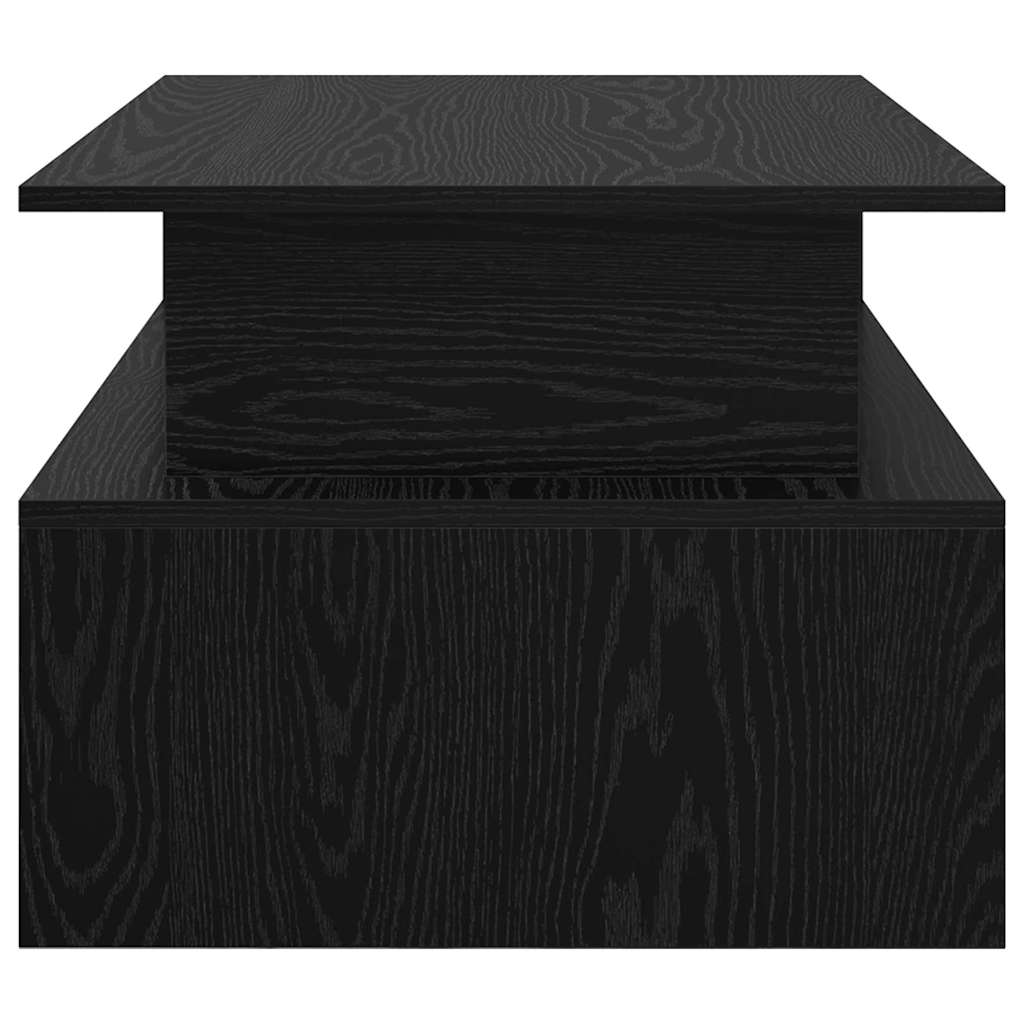 Tavolino da salotto Rovere nero 90 x 55 x 42.5 cm 875157