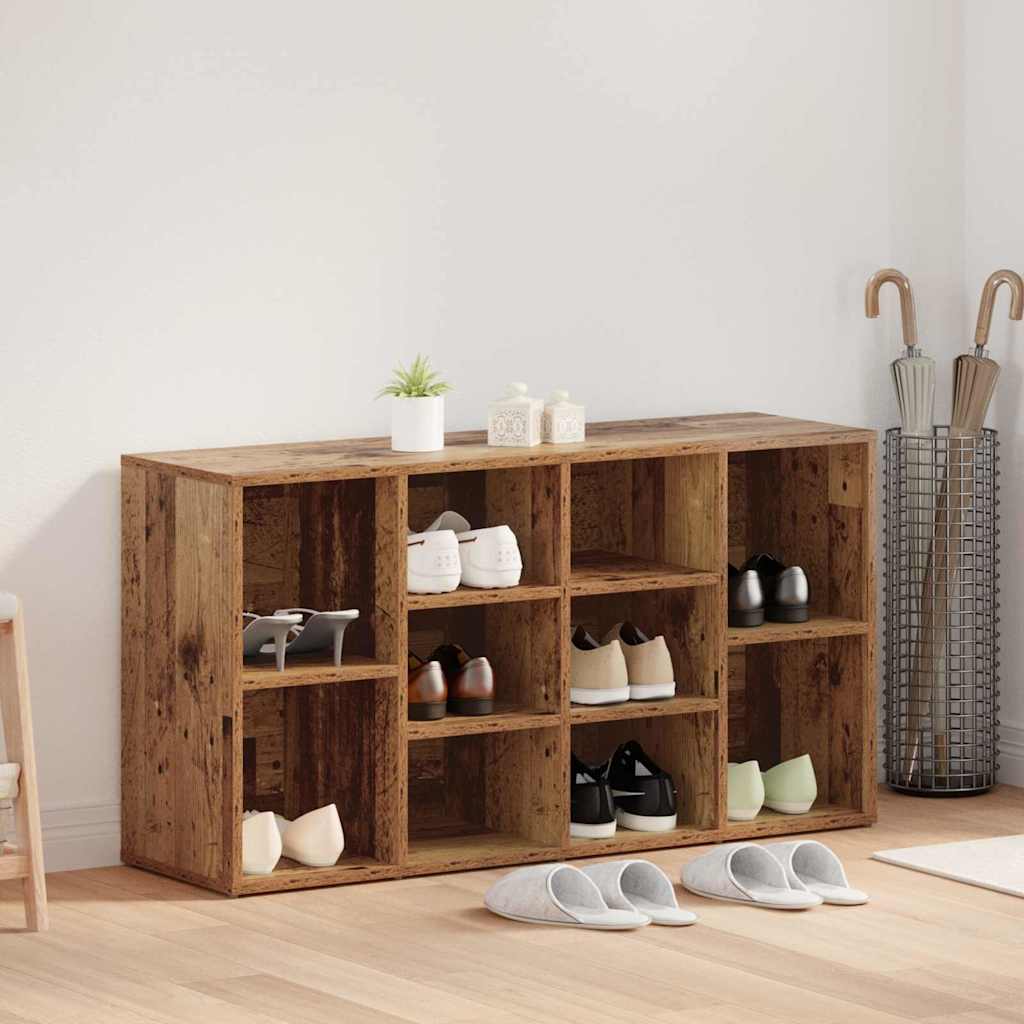 vidaXL Panca per scarpe Altro Legno vecchio 103 x 30 x 54.5 cm