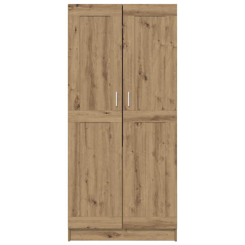 vidaXL Guardaroba artisian oak 82.5 x 51.5 x 180 cm Legno multistrato