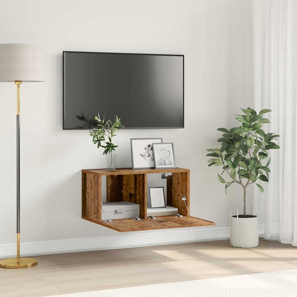 Set mobile TV-Credenza per TV Marrone 60 x 30 x 30 cm Legno multistrato 786633