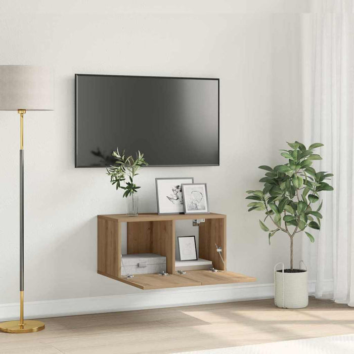 Set mobile TV-Credenza per TV Marrone 60 x 30 x 30 cm Legno multistrato 770485