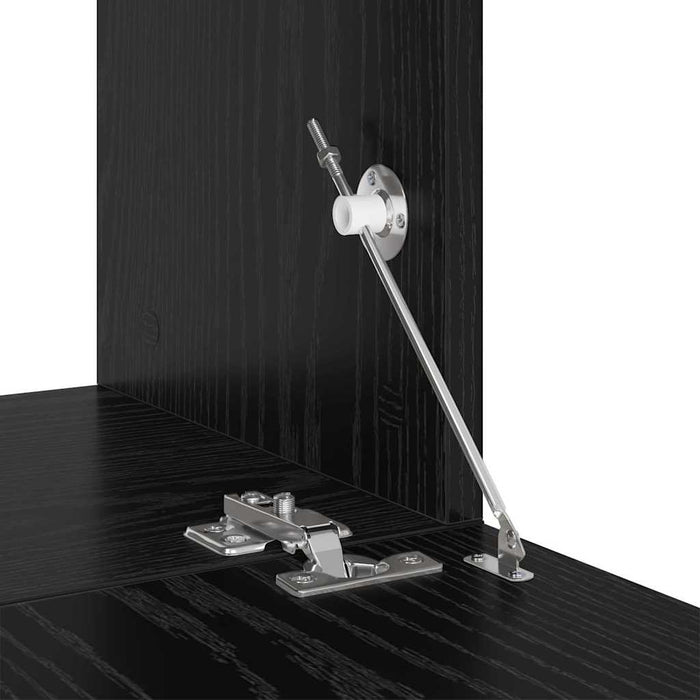 Set di mobili TV  Rovere nero Legno ingegnerizzato Media Mobile TV 875170