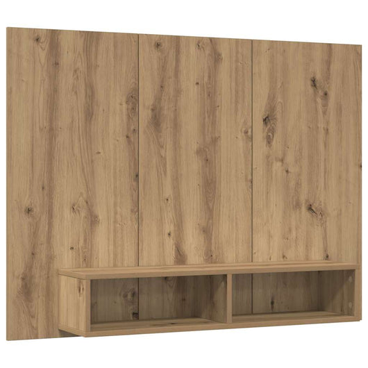 Set mobile TV-Credenza per TV Rovere artigianale 120 x 23,5 x 90 cm