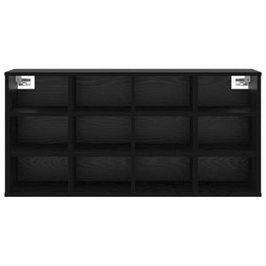 vidaXL Scarpiera Rovere nero 103 x 30 x 51 cm Legno multistrato