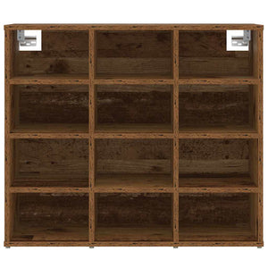 vidaXL Scarpiera Legno vecchio 77.5 x 30 x 67 cm Legno multistrato