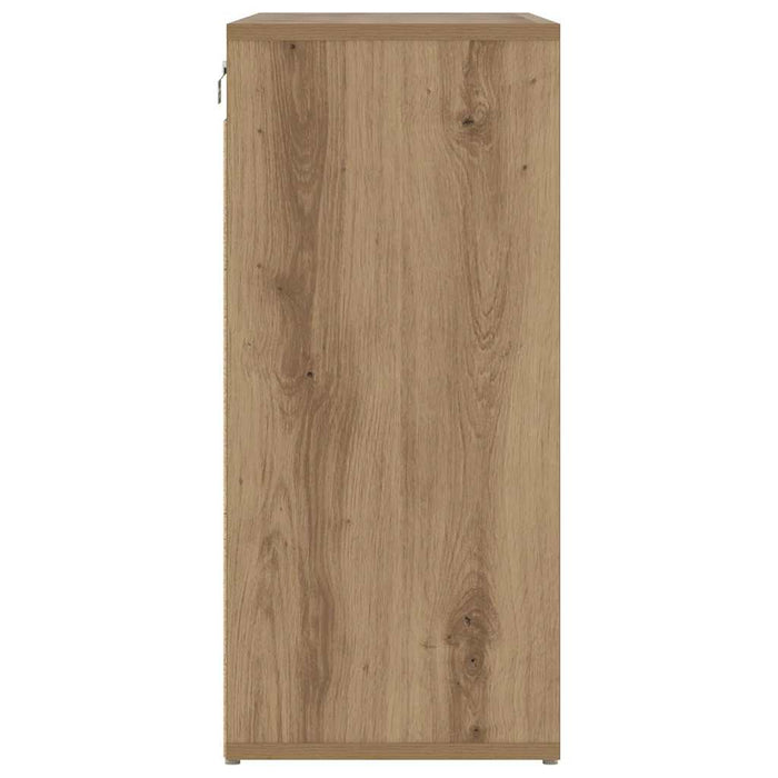 vidaXL Scarpiera con lo scaffale rovere artigianale 77.5 x 30 x 67 cm