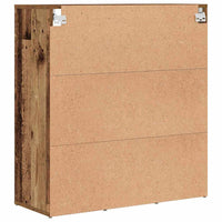 vidaXL Scarpiera Legno vecchio 77.5 x 30 x 83.5 cm Legno multistrato