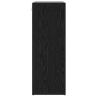 vidaXL Scarpiera Rovere nero 77.5 x 30 x 83.5 cm Legno multistrato
