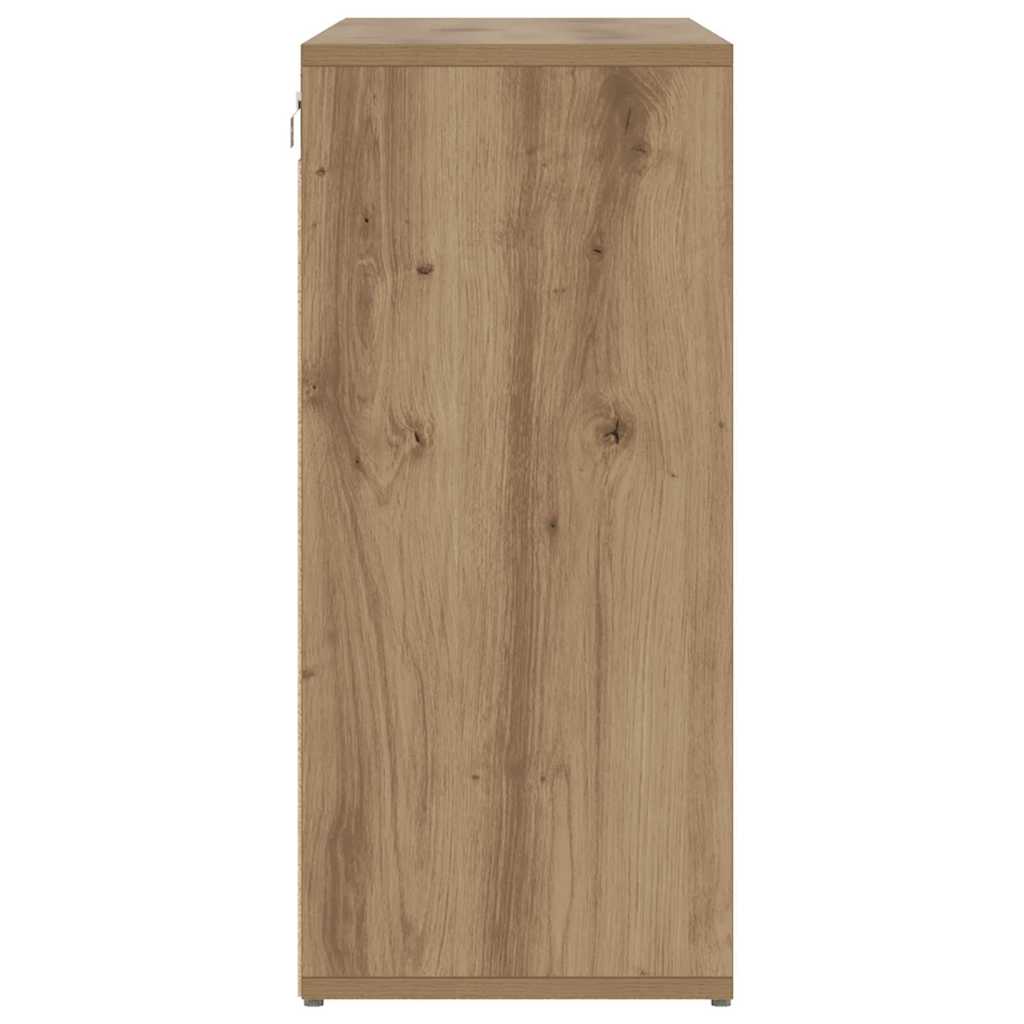 vidaXL Scarpiera rovere artigianale 103 x 30 x 67 cm Legno multistrato