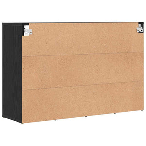 vidaXL Scarpiera Rovere nero 103 x 30 x 67 cm Legno multistrato