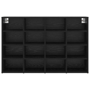 vidaXL Scarpiera Rovere nero 103 x 30 x 67 cm Legno multistrato