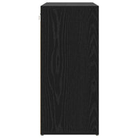 vidaXL Scarpiera Rovere nero 103 x 30 x 67 cm Legno multistrato