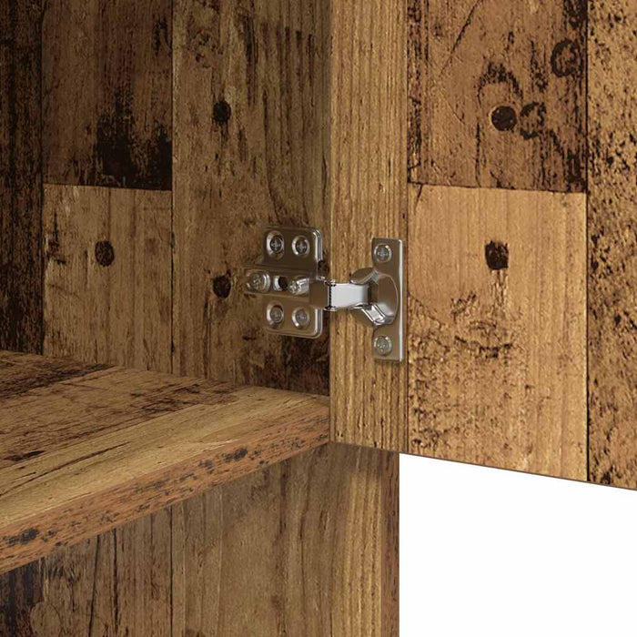 vidaXL Credenza Legno vecchio 97 x 29 x 75 cm Legno multistrato