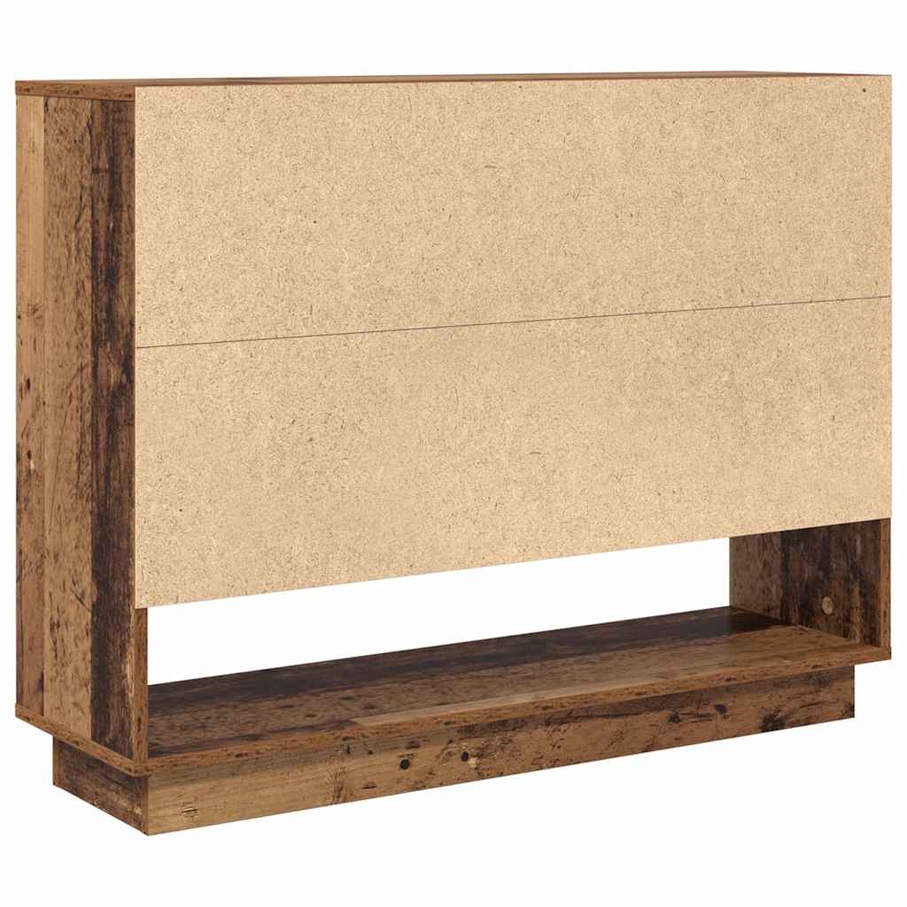 vidaXL Credenza Legno vecchio 97 x 29 x 75 cm Legno multistrato