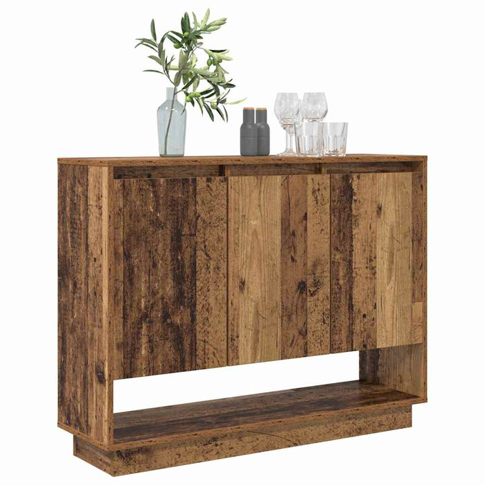 vidaXL Credenza Legno vecchio 97 x 29 x 75 cm Legno multistrato