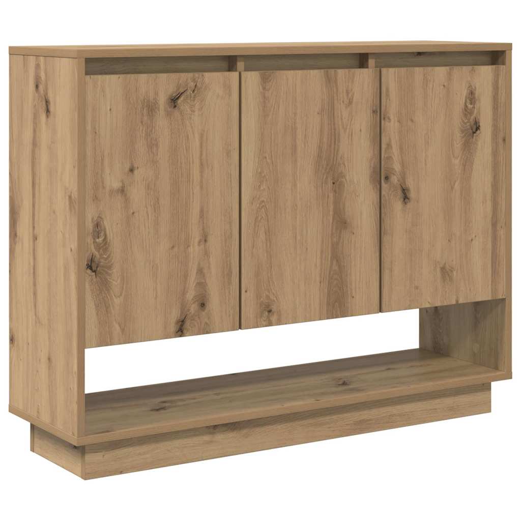 vidaXL Credenza rovere artigianale 97 x 29 x 75 cm Legno multistrato