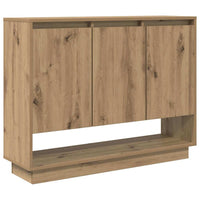 vidaXL Credenza rovere artigianale 97 x 29 x 75 cm Legno multistrato