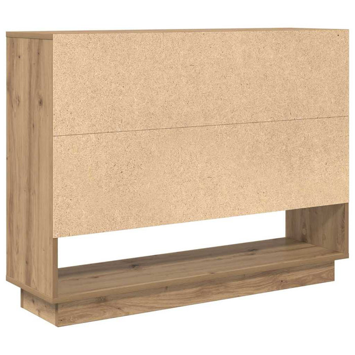 vidaXL Credenza rovere artigianale 97 x 29 x 75 cm Legno multistrato
