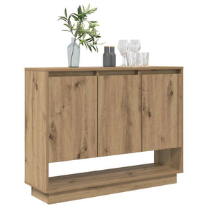 vidaXL Credenza rovere artigianale 97 x 29 x 75 cm Legno multistrato