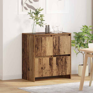 vidaXL Credenza Legno vecchio 70 x 41 x 75 cm Legno multistrato