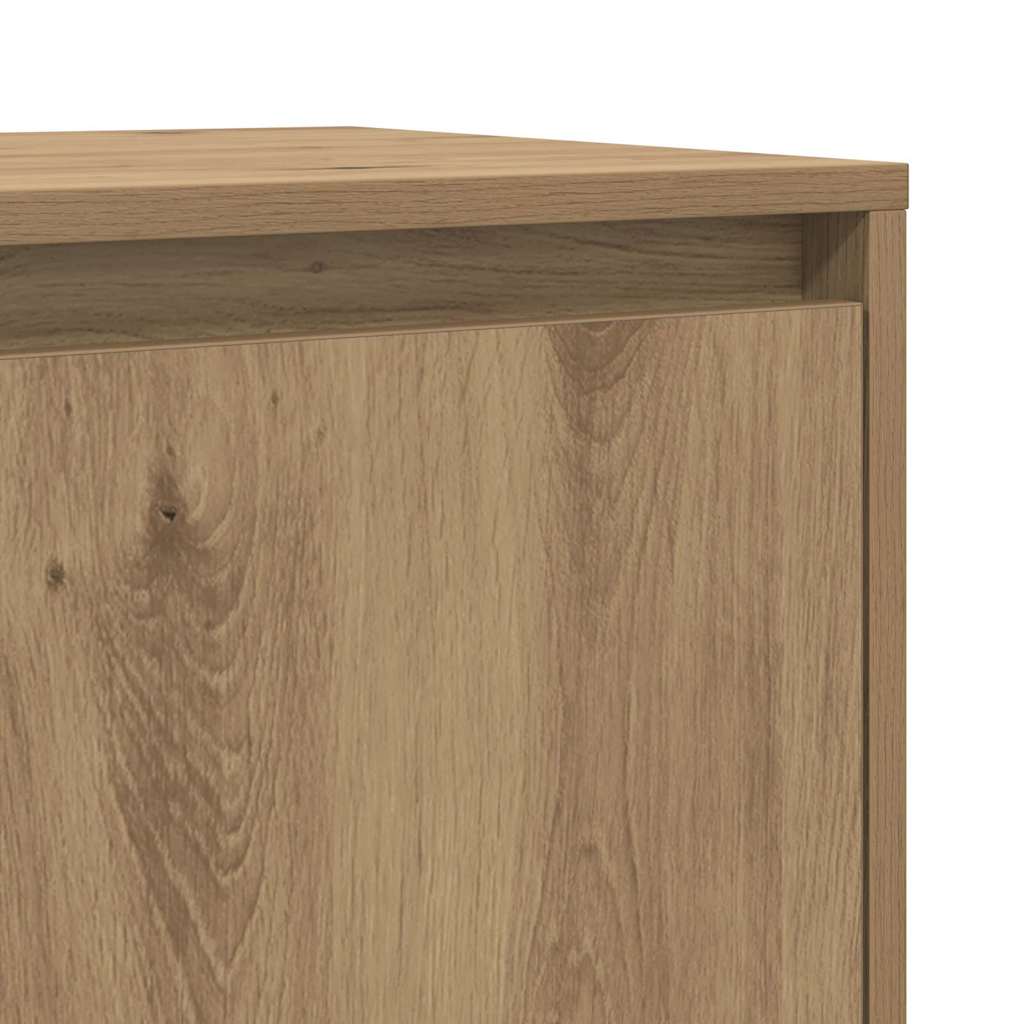 vidaXL Credenza rovere artigianale 70 x 41 x 75 cm Legno multistrato