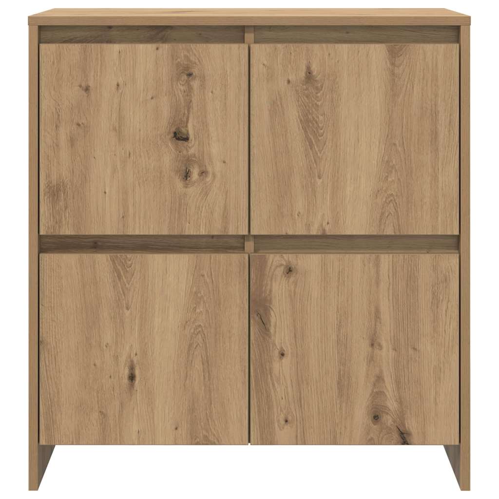 vidaXL Credenza rovere artigianale 70 x 41 x 75 cm Legno multistrato
