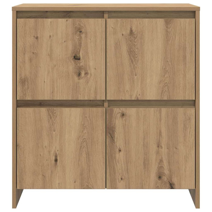 vidaXL Credenza rovere artigianale 70 x 41 x 75 cm Legno multistrato