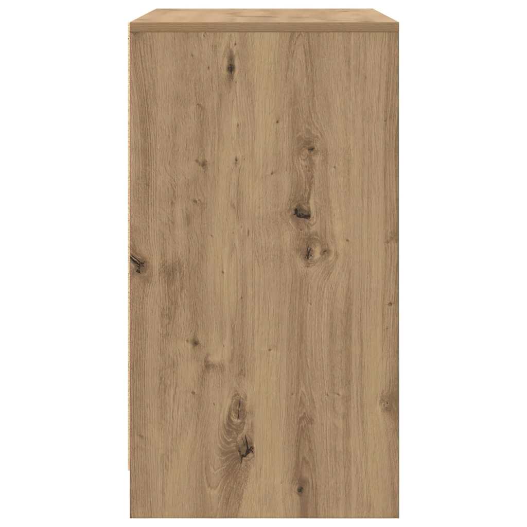 vidaXL Credenza rovere artigianale 70 x 41 x 75 cm Legno multistrato