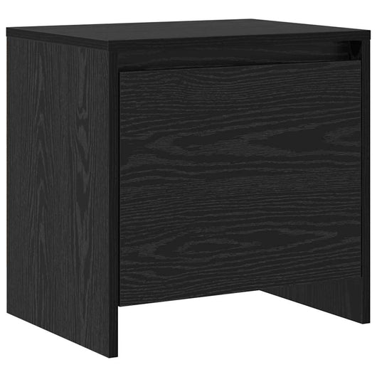 vidaXL Armadio da Notte Rovere nero 45 x 34 x 44.5 cm