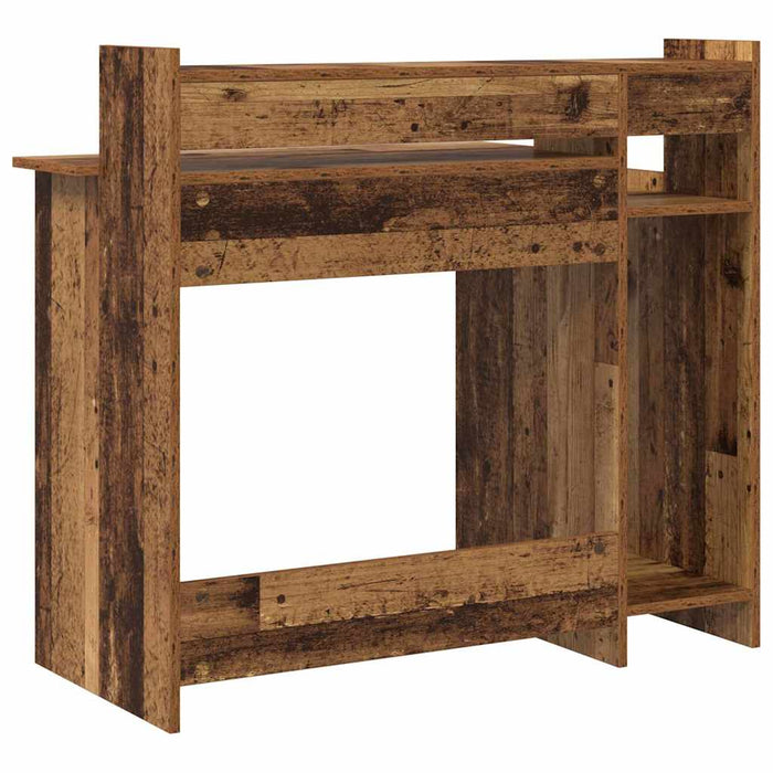 vidaXL Scrivania Legno vecchio 97 x 45 x 90 cm Legno multistrato