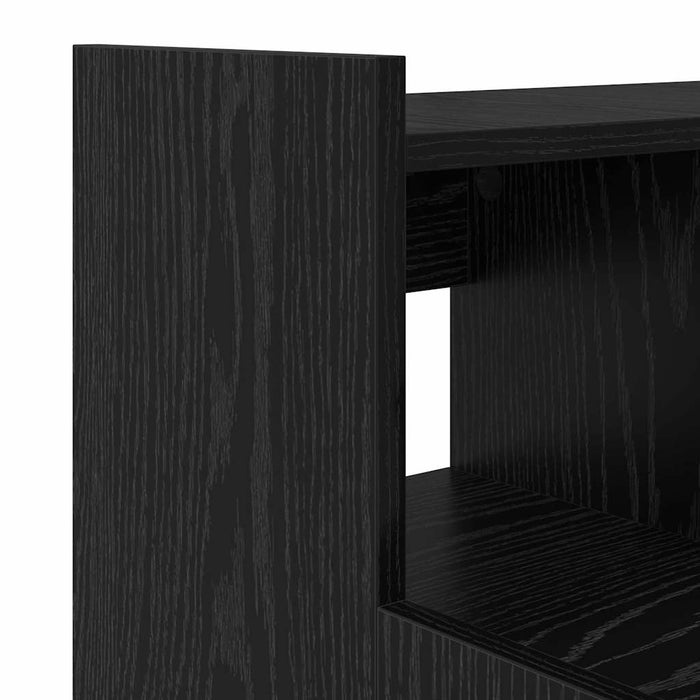 vidaXL Scrivania Rovere nero 97 x 45 x 90 cm Legno multistrato