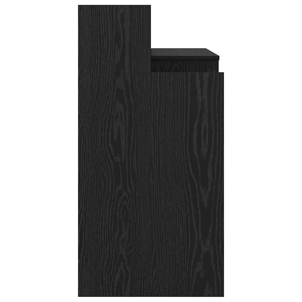 vidaXL Scrivania Rovere nero 97 x 45 x 90 cm Legno multistrato