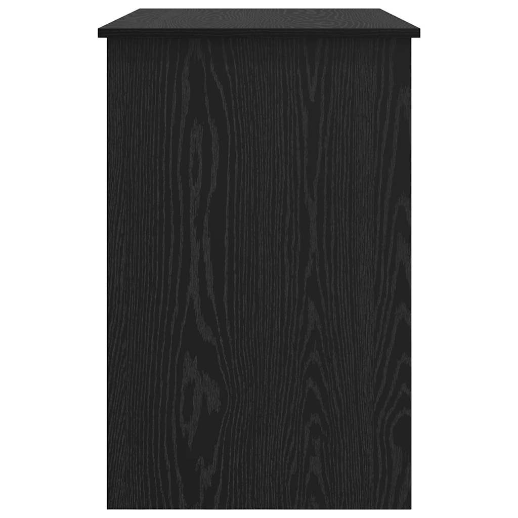 vidaXL Scrivania Rovere nero 100 x 50 x 76 cm Legno multistrato